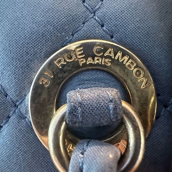 Chanel Quilted Shoulder Bag with Champagne Gold Accents - Picture 6 of 17